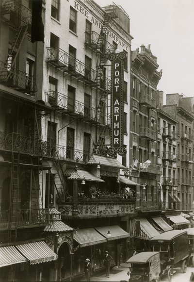 Port Arthur Restaurant, 7 Mott Street, New York City von William Davis Hassler