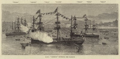 HMY Osborne fährt in den Hafen ein von William Edward Atkins