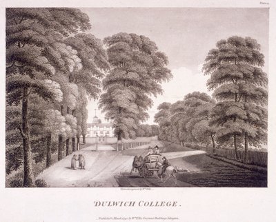 Dulwich College, Camberwell, London, 1792 von William Ellis