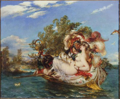 Phaedria und Cymochles von William Etty