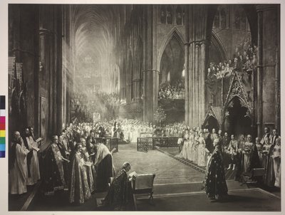 Zeremonie des 50. Thronjubiläums von Königin Victoria in der Westminster Abbey am 21.6.1887 von William Ewart Lockhart