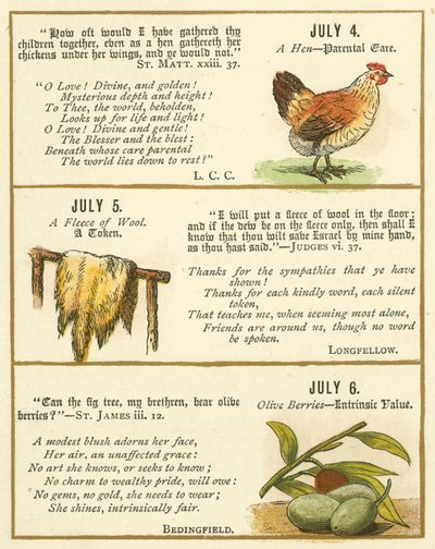 Seite aus dem Bibel-Emblem-Jubiläumsbuch von William Foster