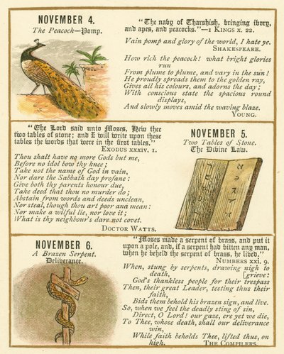 Seite aus dem Bibel-Emblem-Jubiläumsbuch von William Foster