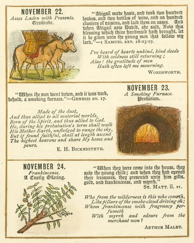 Seite aus dem Jubiläumsbuch der Bibel-Embleme von William Foster