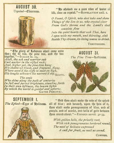 Seite aus dem Bibel-Emblem-Jubiläumsbuch von William Foster