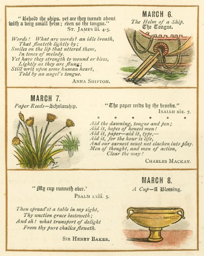 Seite aus dem Bibel-Emblem-Jubiläumsbuch von William Foster