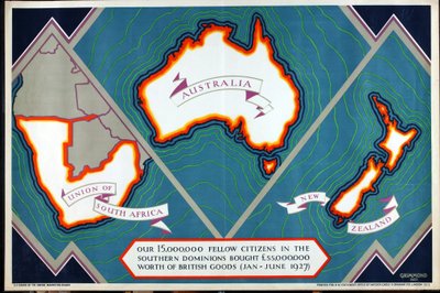 Union von Südafrika, Australien, Neuseeland, aus der Serie 