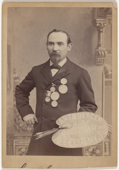 Porträt eines Mannes, frühes 20. Jahrhundert von William H. Artzberger