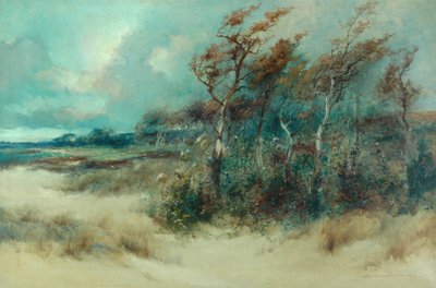 Bäume in einer Sandgasse, Heysham, 1916 von William H. Parkinson