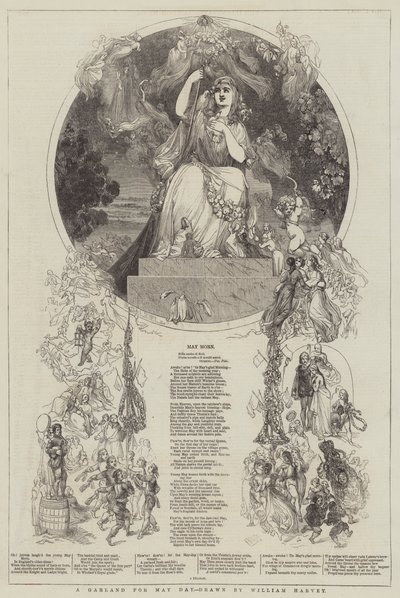 Ein Kranz für den Maifeiertag von William Harvey