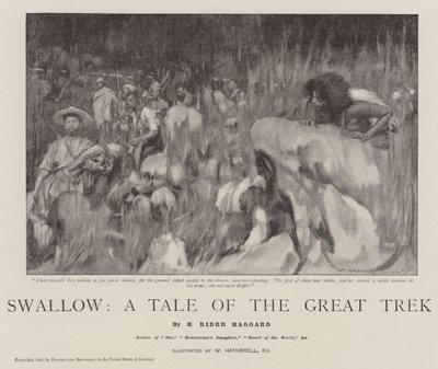 Schwalbe, eine Geschichte des Großen Treks von William Hatherell