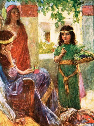 Das kleine Dienstmädchen der Frau von Naaman von William Hatherell