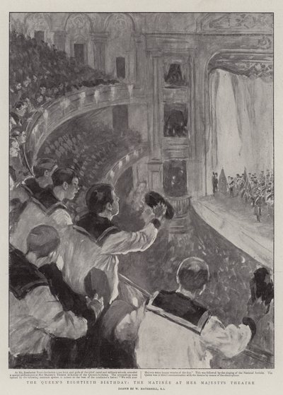 Der achtzigste Geburtstag der Königin, die Matinee im Her Majesty