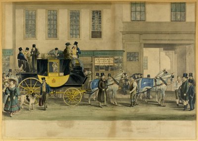 Der Blenheim, verlässt das Star Hotel, Oxford von William Havell