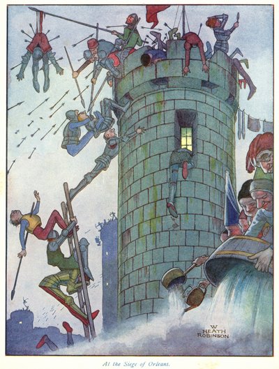 Bei der Belagerung von Orleans von William Heath Robinson