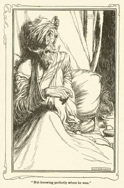 Illustration für Don Quijote von William Heath Robinson