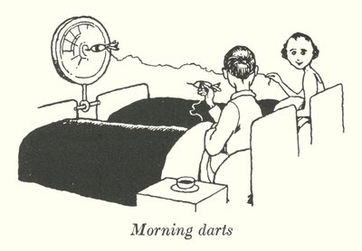 Morgendarts von William Heath Robinson
