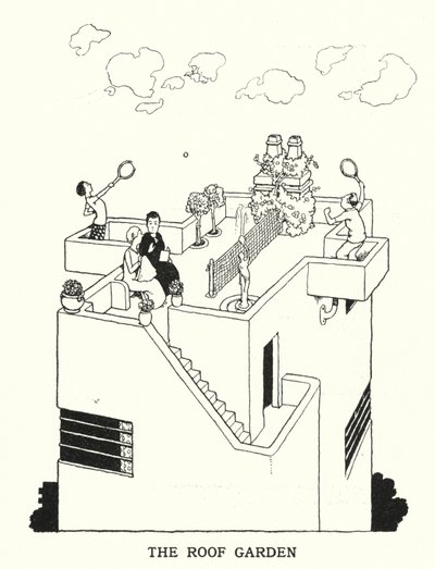 Der Dachgarten von William Heath Robinson