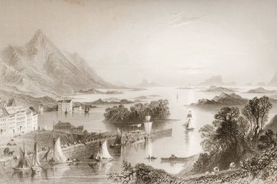 Clew Bay von Westport, County Mayo, aus 