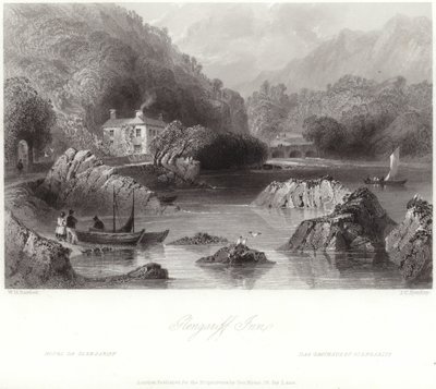 Gasthaus Glengariff im County Cork von William Henry Bartlett