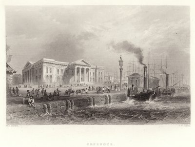 Greenock von William Henry Bartlett