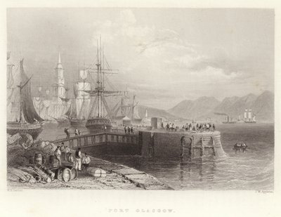 Port Glasgow von William Henry Bartlett