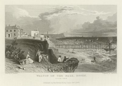 Walton on the Naze, Essex, Südansicht von William Henry Bartlett