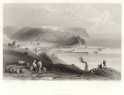 Whitehaven, (mit St Bees-head) von William Henry Bartlett