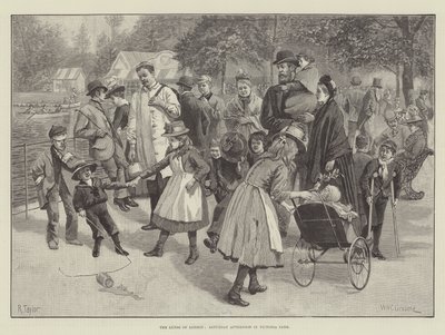 Die Lungen von London, Samstagnachmittag im Victoria Park von William Henry Charles Groome