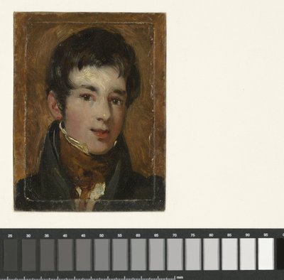 Porträt des Malers James Holland von William Henry Hunt