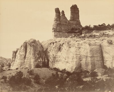 Navajo-Kirche in der Nähe von Fort Wingate, New Mexico von William Henry Jackson