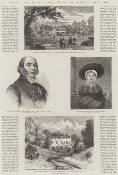 Jubiläumsjahr der Regentschaft der Königin, das frühe Leben Ihrer Majestät von William Henry James Boot
