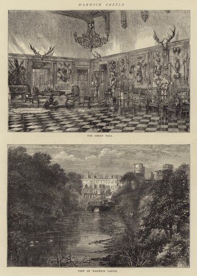 Warwick Castle von William Henry James Boot