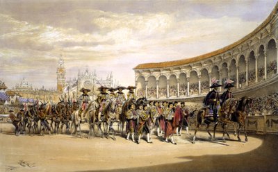 Der Einzug der Toreros in Prozession von William Henry Lake Price