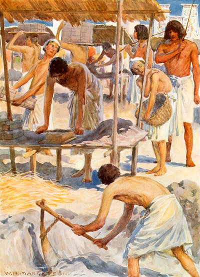 Die ägyptische Knechtschaft von William Henry Margetson
