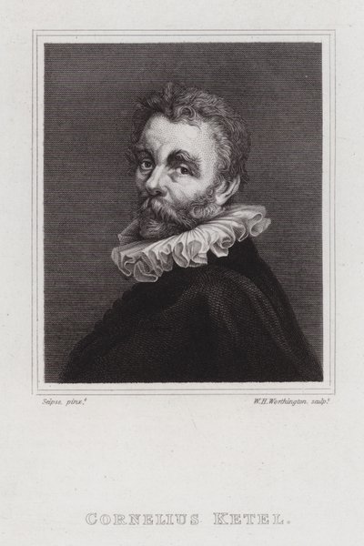 Cornelis Ketel, niederländischer Manierist von William Henry Worthington