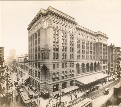 Market Street an der 12., 1912 von William Herman Rau