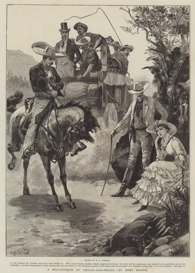 Ein Millionär von Rough-and-Ready, von Bret Harte von William Heysham Overend