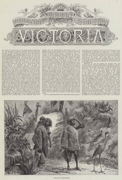 Kolonial- und Indische Ausstellung, Victoria von William Heysham Overend