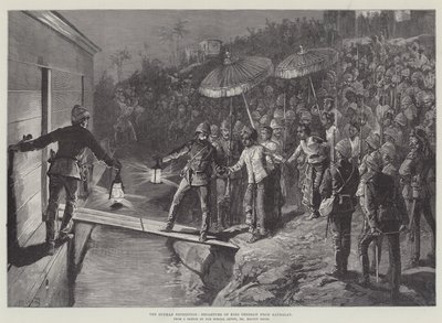 Die Burmah-Expedition, Abreise von König Theebaw aus Mandalay von William Heysham Overend