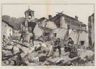 Das Erdbeben an der Riviera von William Heysham Overend