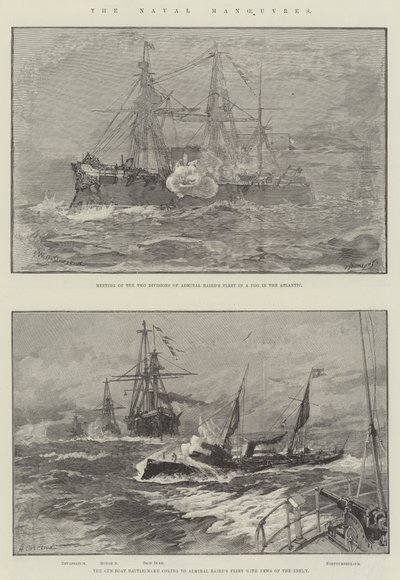 Die Marine-Manöver von William Heysham Overend