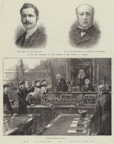 Die Eröffnung des Parlaments von William Heysham Overend