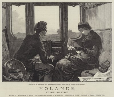Yolande, von William Black von William Heysham Overend