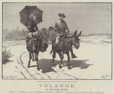 Yolande, von William Black von William Heysham Overend