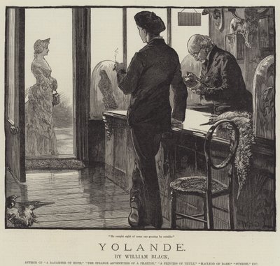 Yolande, von William Black von William Heysham Overend