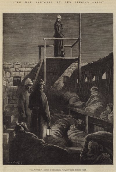 Skizzen aus dem Zulukrieg, Alles in Ordnung!, Skizze im Bromhead