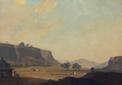 Ansicht in der Nähe von Fort Gwalior, Indien, ca. 1783 von William Hodges