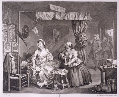 Der Lebensweg einer Dirne, Tafel III, aus 