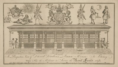 Eine perspektivische Ansicht von David Loudons Bunn House von William Hogarth
